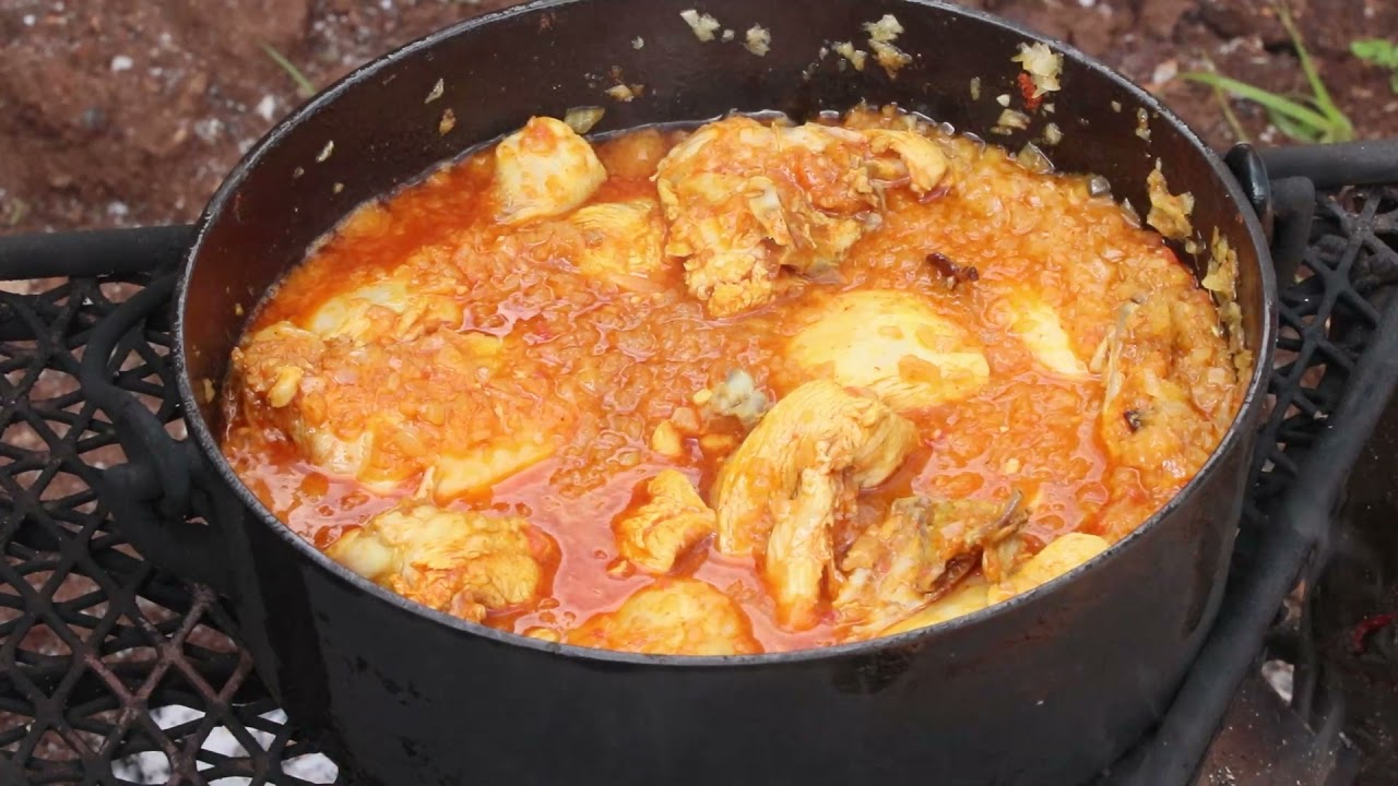 Quick N Easy Cooking S02 EP49 part2  Chicken curry on open fire