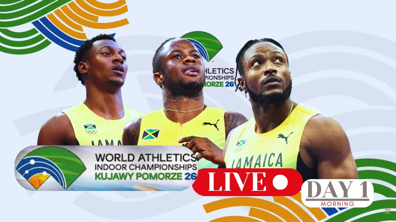 DAY 1 Kujawy Pomorze World Indoor Athletics Championships 26 | Men 60m Heats | Morning