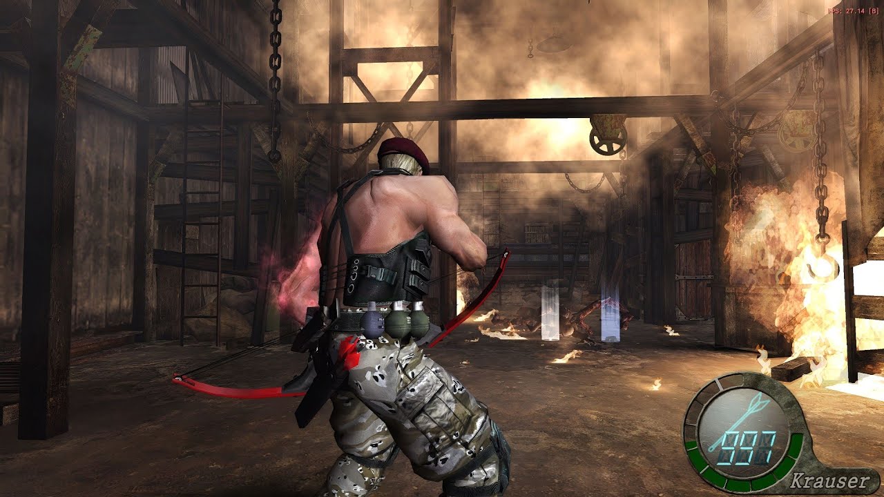 Resident Evil 4 Krauser Story Mod Gameplay Part -5 |  Krauser Boss Story Mod