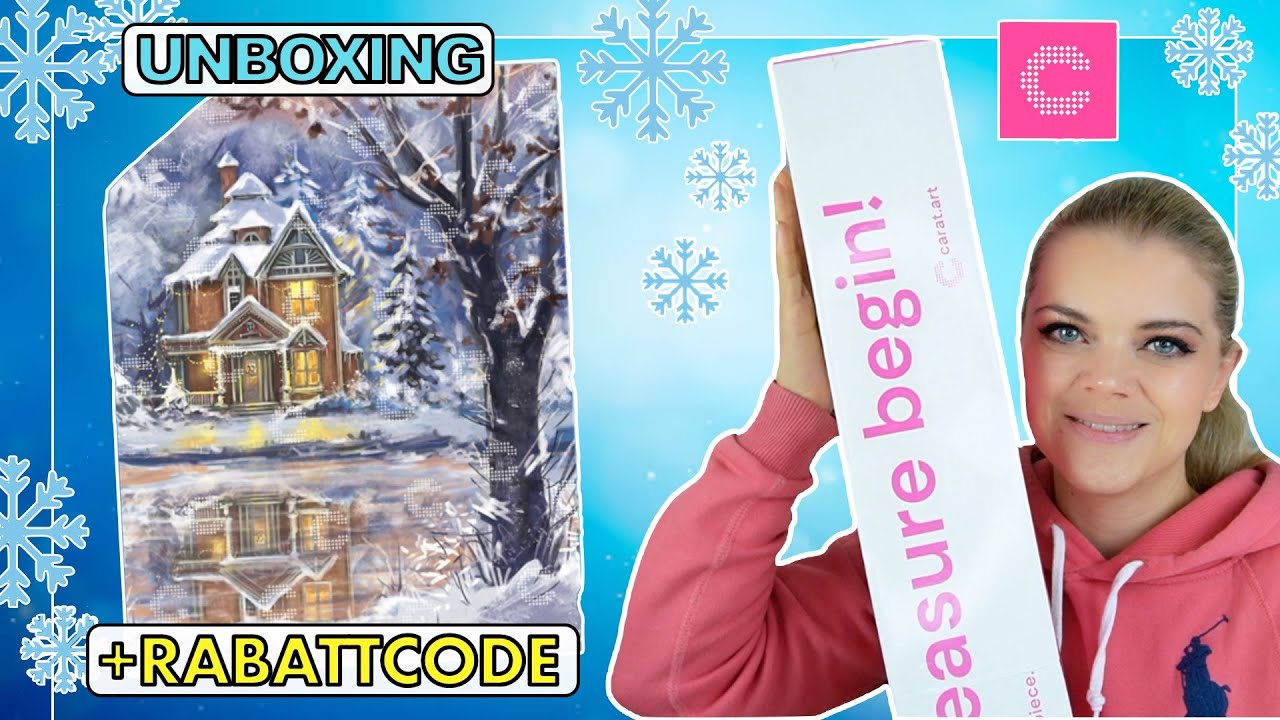 WICHTIGE INFO! & DIAMOND PAINTING UNBOXING | WINTER MAGIC | CARAT.ART