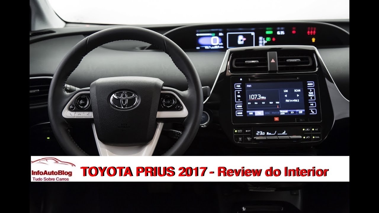 TOYOTA PRIUS 2017 Parte 2 - Review do Interior