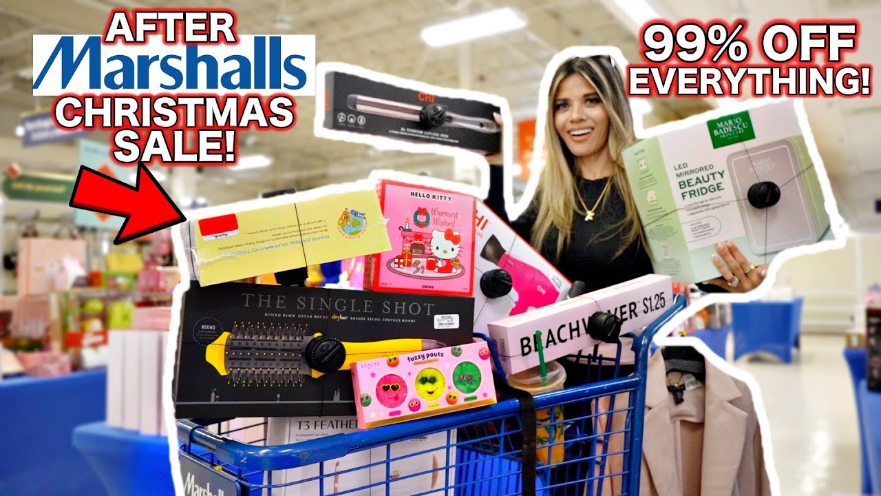 INSANE Marshalls After Christmas Clearance! Everything Basically 99% Off 😱 Haul! Shop W/ Me!