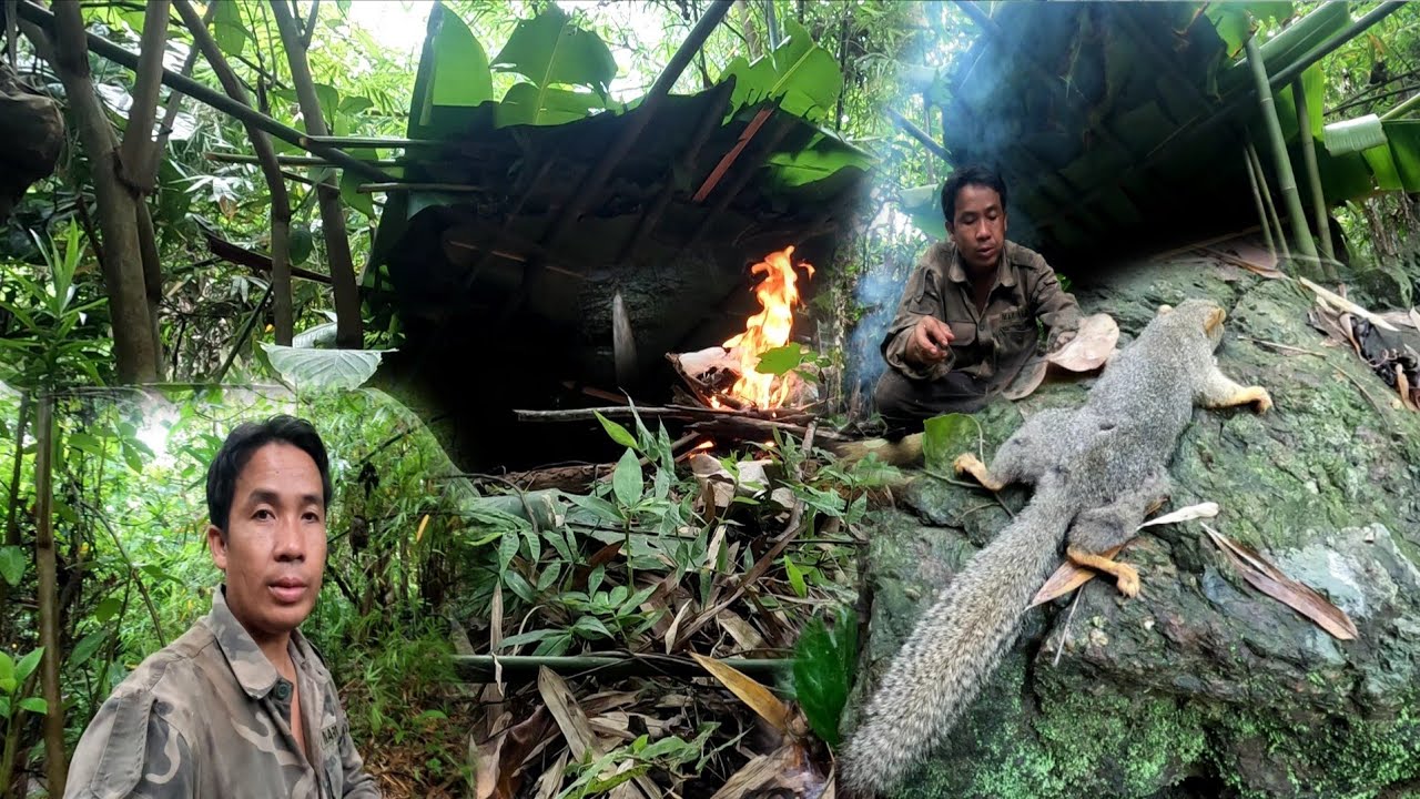5 มิถุนายน ค.ศ. 2025.ຕັ້ງຕູບຢູ່ກາງປ່າ//ตั้งตูบอยู่กลางป่า