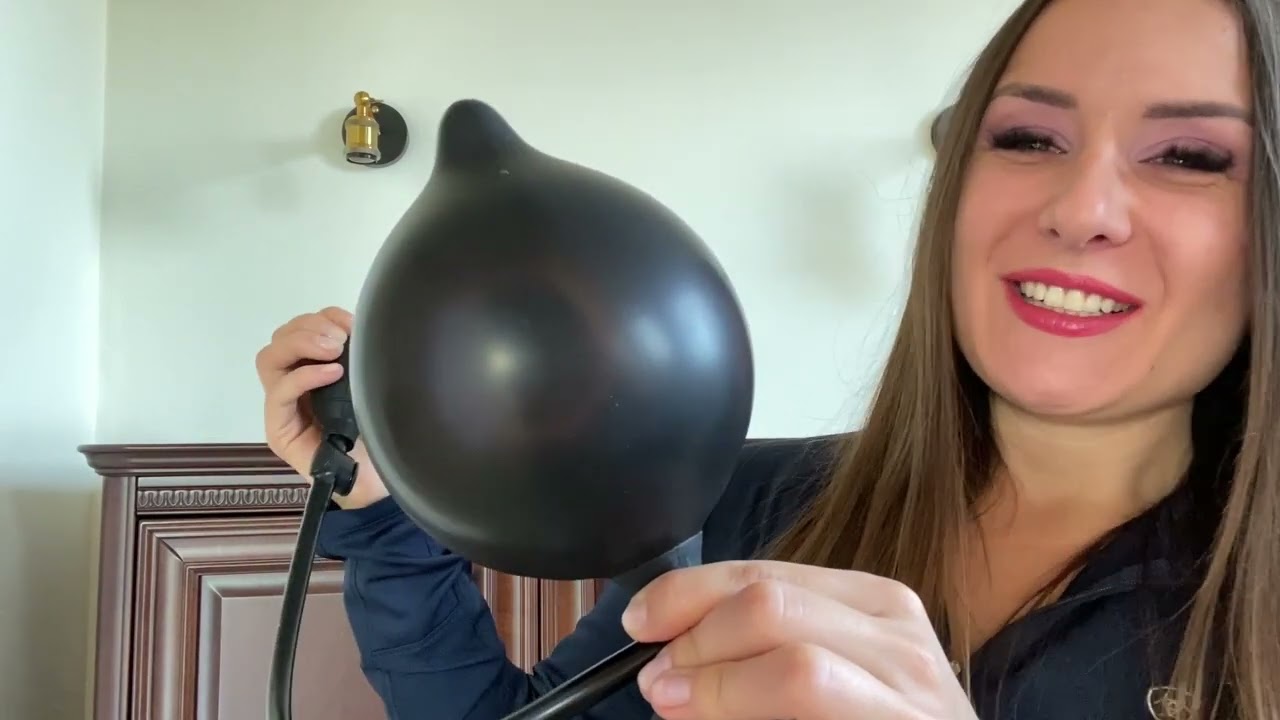 Auf Analsex vorbereiten - Aufpumpbarer Analplug mit Ballpumpe & Ablassventil