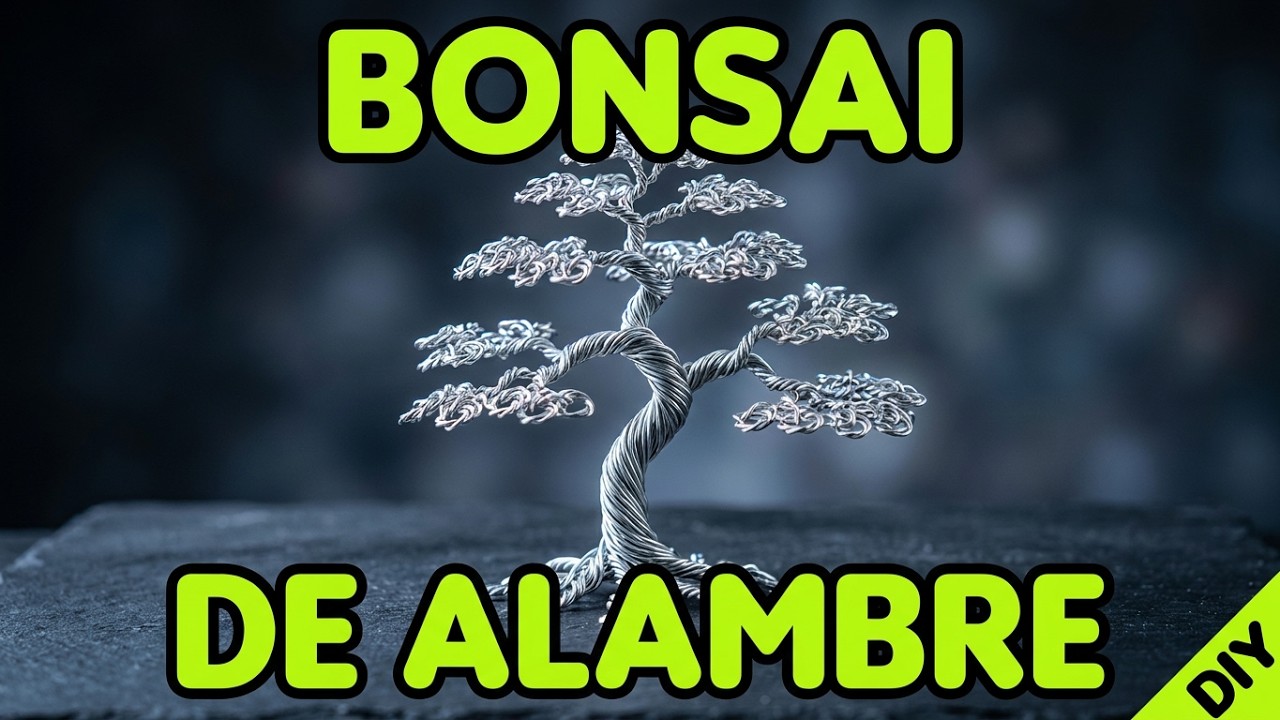 🌳Как сделать ПРОВОДНОЕ БОНСАЙНОЕ ДЕРЕВО