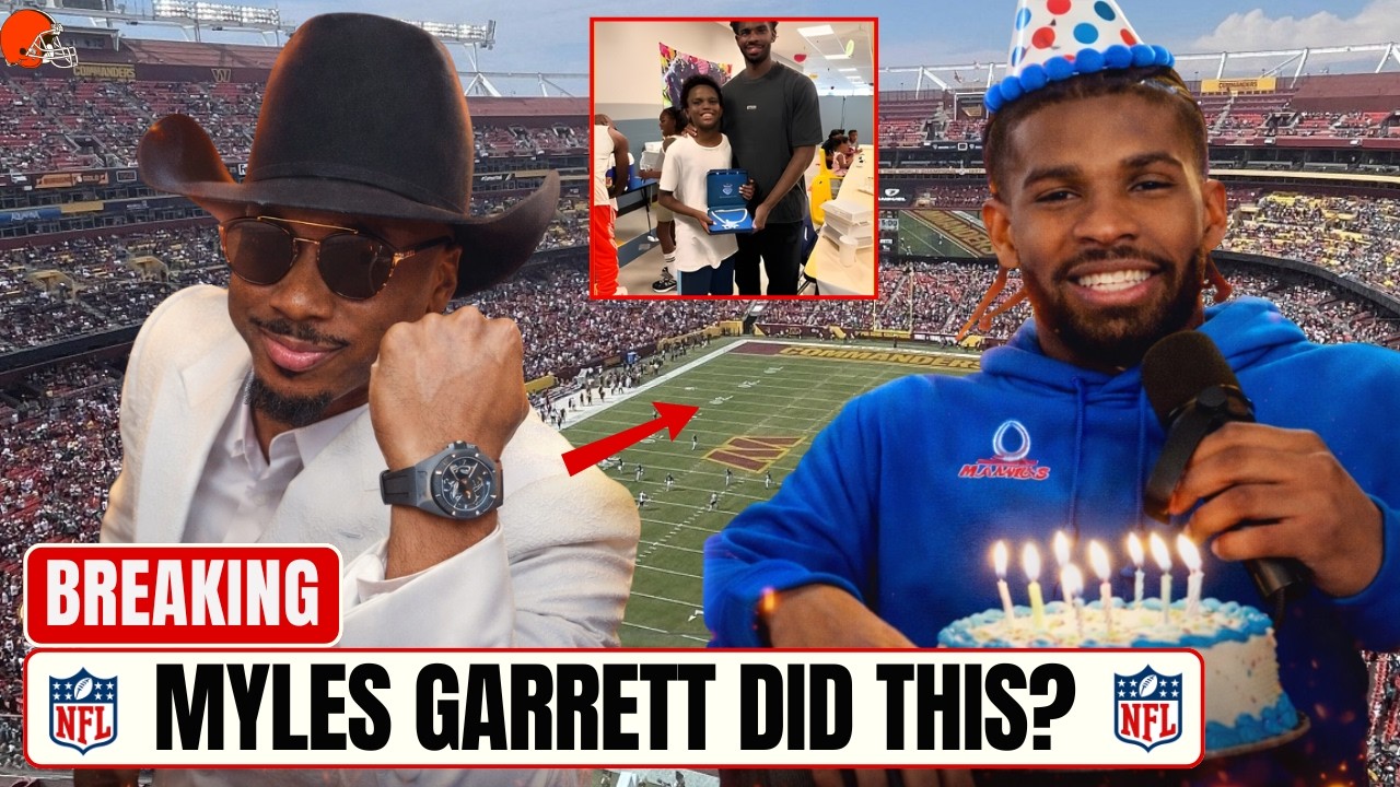 Myles Garrett SHOCKS NFL Wishing Shedeur Happy Birthday After Winning DPOY 2025