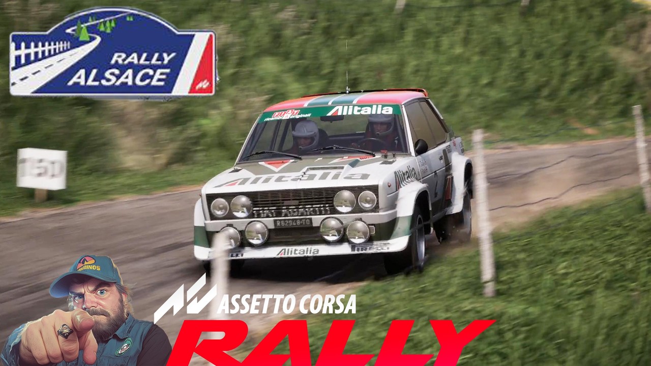Fiat 131 Abarth - Эльзас - Ралли Assetto Corsa