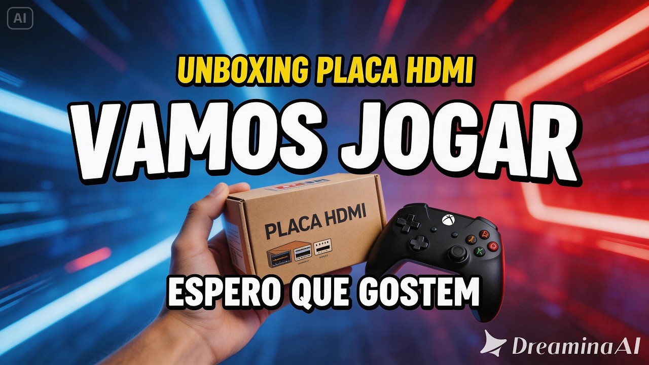 Umboxing Placa HDMI , Vamos Jogar, Espero que Gostem 🙏🙋
