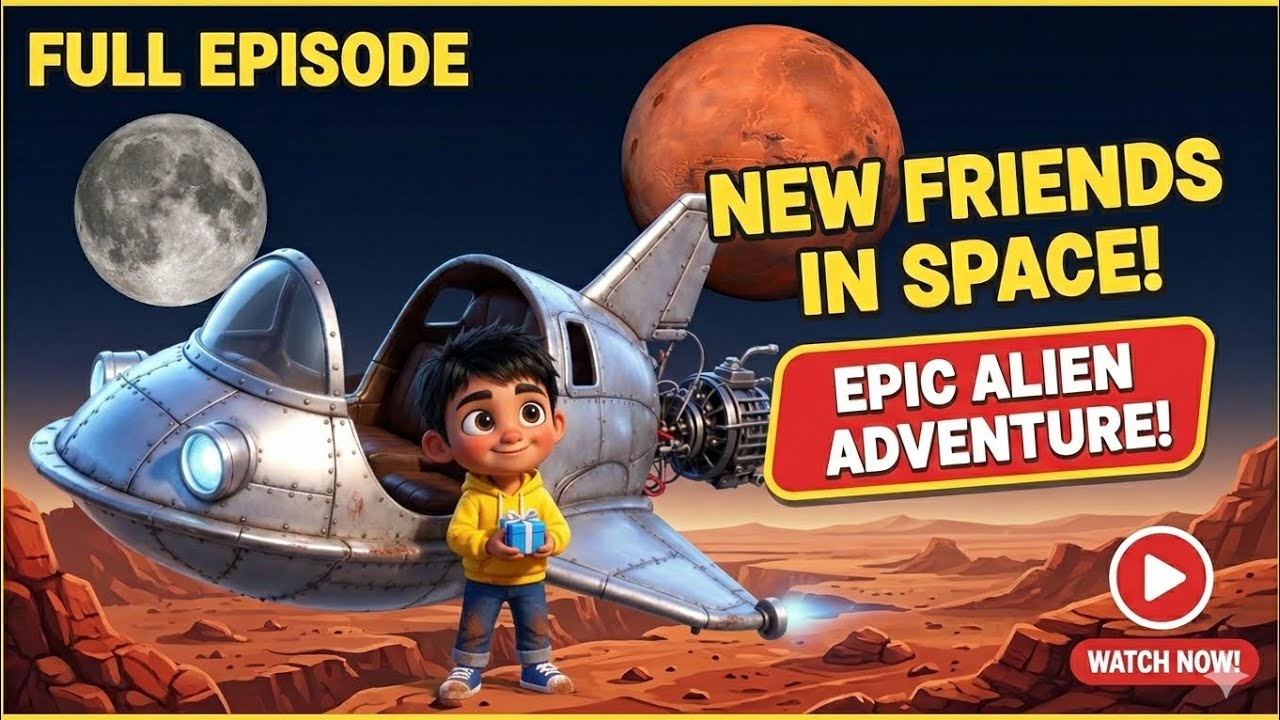 Full episode - Space Video For Kids | Video For Kids | Alien Adventure For Kids #kidscartoon 