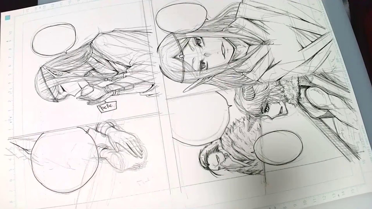 【ペン入れ】今日もコツコツ漫画原稿作画配信！　12/08 live drawing