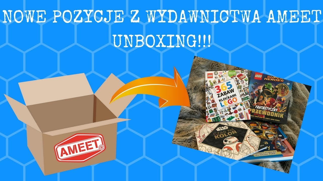 UNBOXING NOWYCH KSIĄŻEK Z WYDAWNICTWA AMEET!