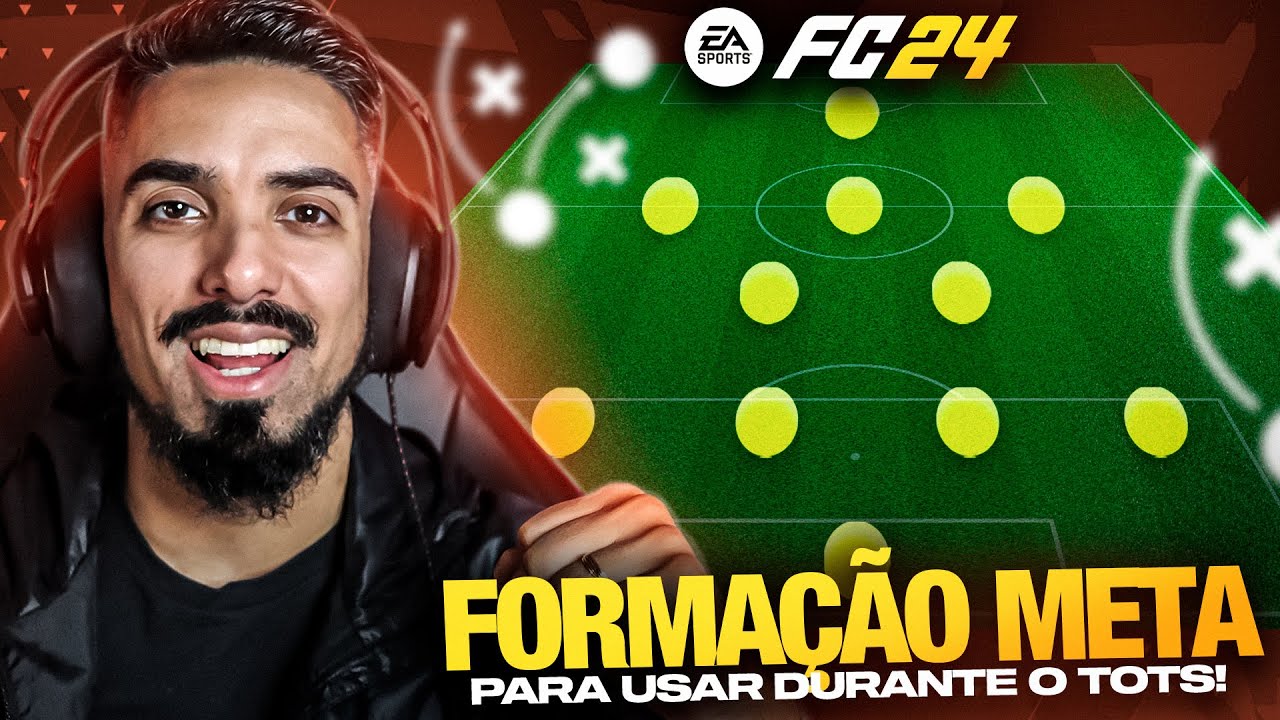FC 24: MELHOR FORMAÇÃO PARA USAR DURANTE O TOTS 🔥 - NOVA FORMAÇÃO TÁTICA META!!!