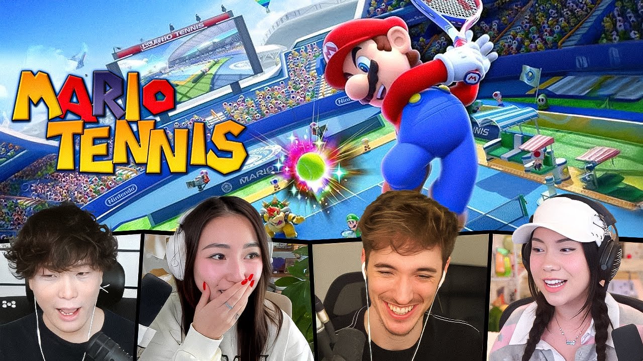 Jodi and Janet Thought They Could Challenge Us in Mario Tennis (Multi POV)