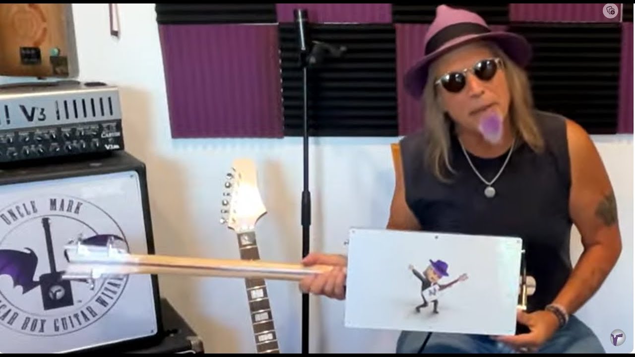 Wondering Blues Slim Harpo Slide Blues 3 String Cigar Box Guitar and Marshall Class 5 Amp