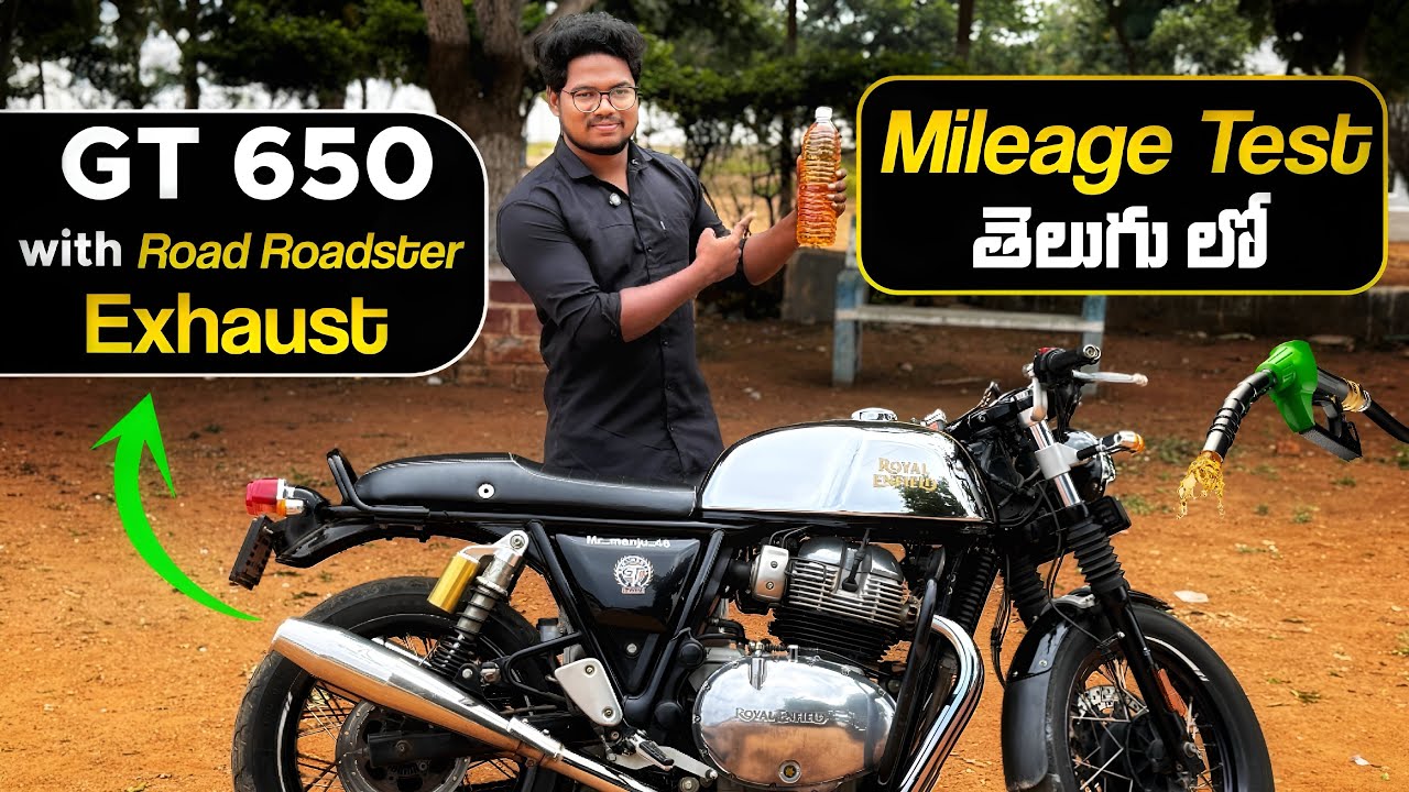 Gt 650 mileage 🙆🏻 test with red roaster 🔥🔥Exhaust ￼tho 