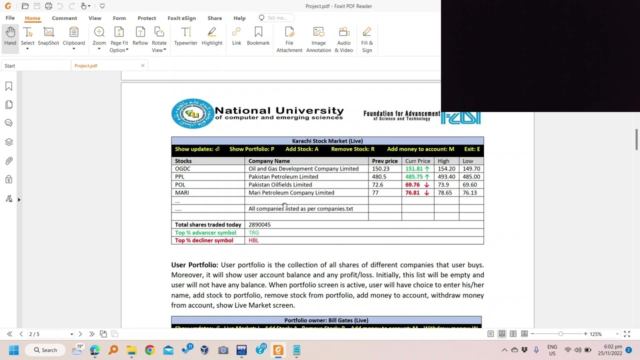 Fall 2022 - PF Course Project Explained