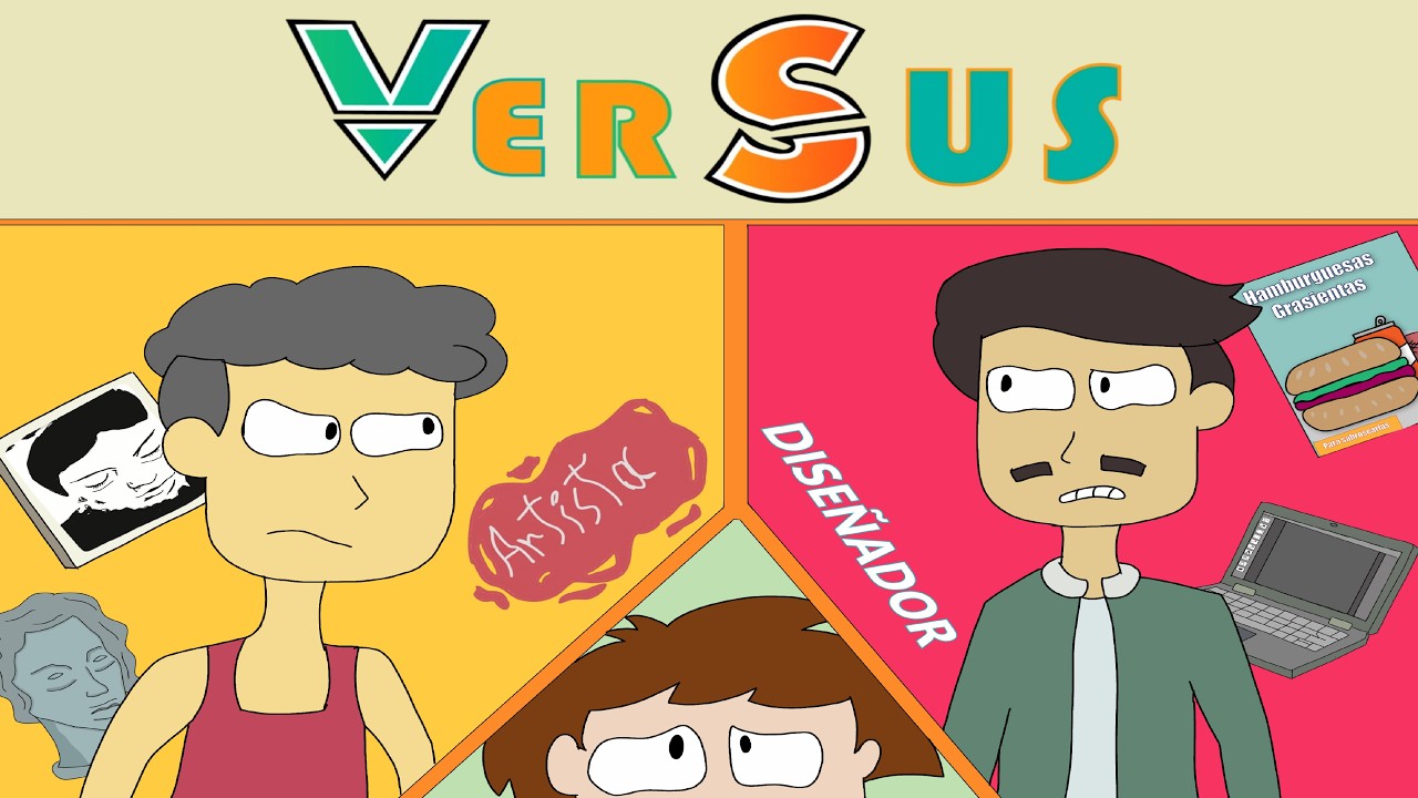 VERSUS ¿Artista o Diseñador? Cortometraje Animado