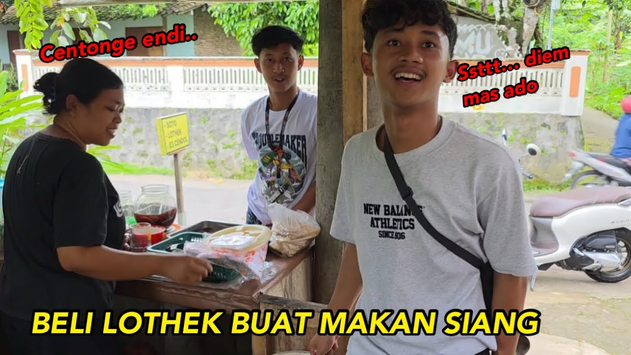 BELI LOTHEK BUAT MAKAN SIANG,DINO MALAH JAILIN BAKULE😂