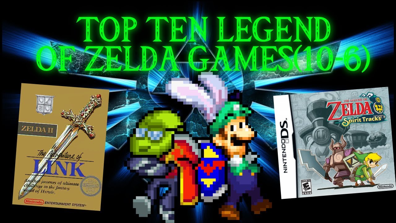 Top Ten Legend of Zelda Games - Part 1 [collab with Fawful's Minion]