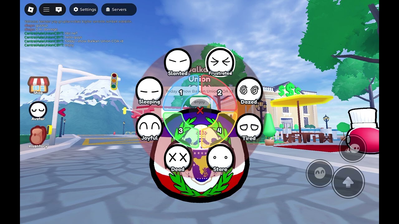 Balkan Union COA id in Countryball world (Roblox)