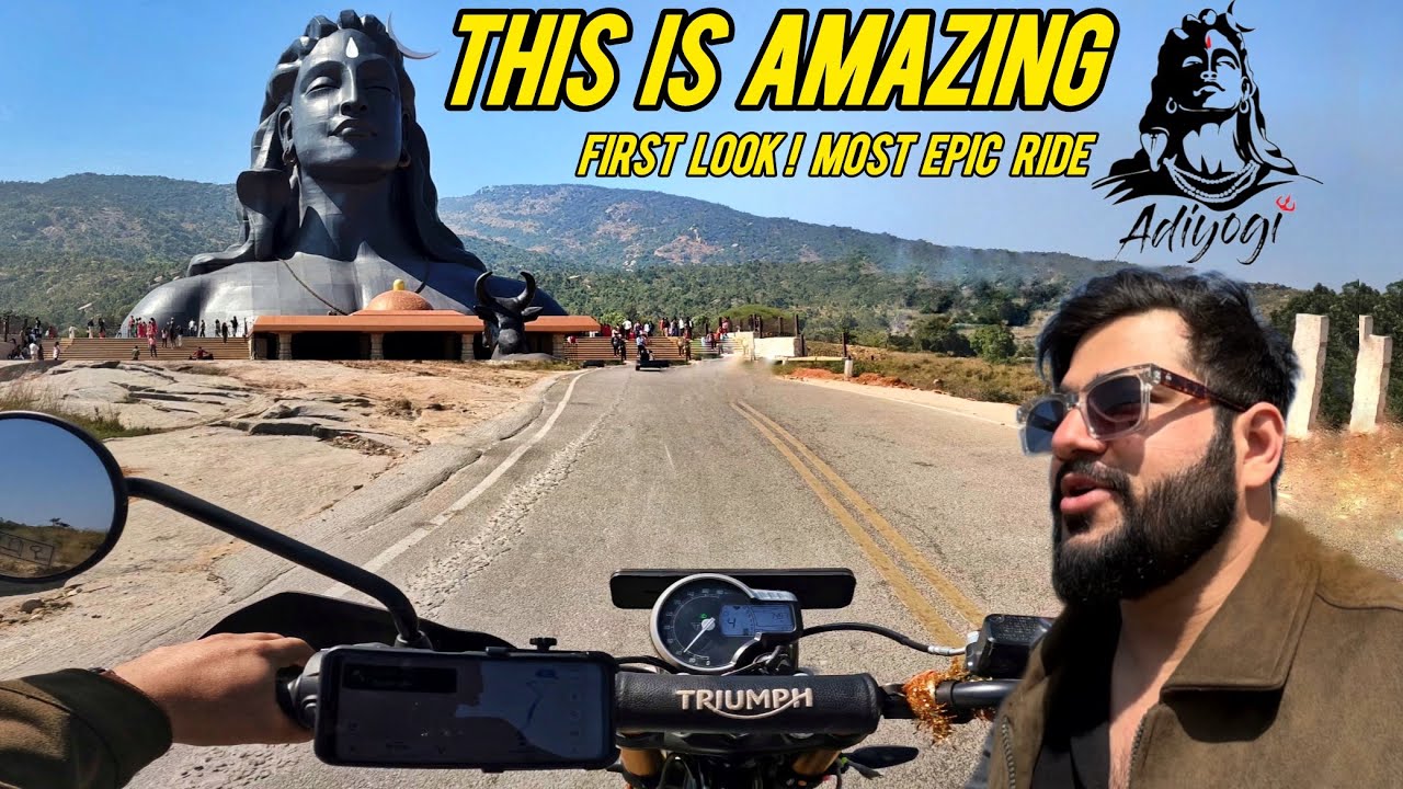 BANGALORE To ADIYOGI a Ride You Won’t BELIEVE🤩| Triumph Scrambler 400 X | Sagar Tumkur