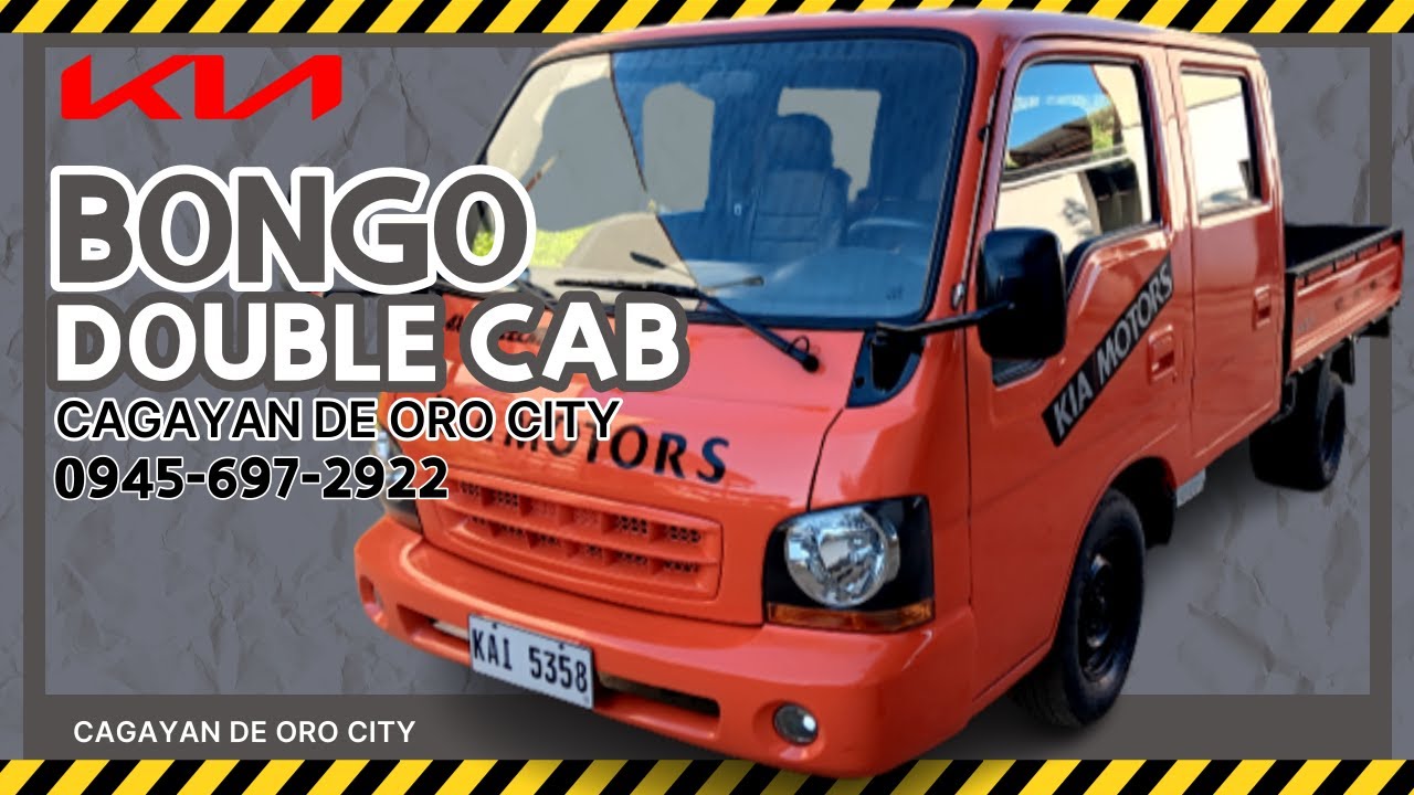 CDO KIA Bongo2 Frontier BIGEYE  DOUBLECAB COLOR ORANGE 0945-697-2922 Cagayan de oro city Philippines