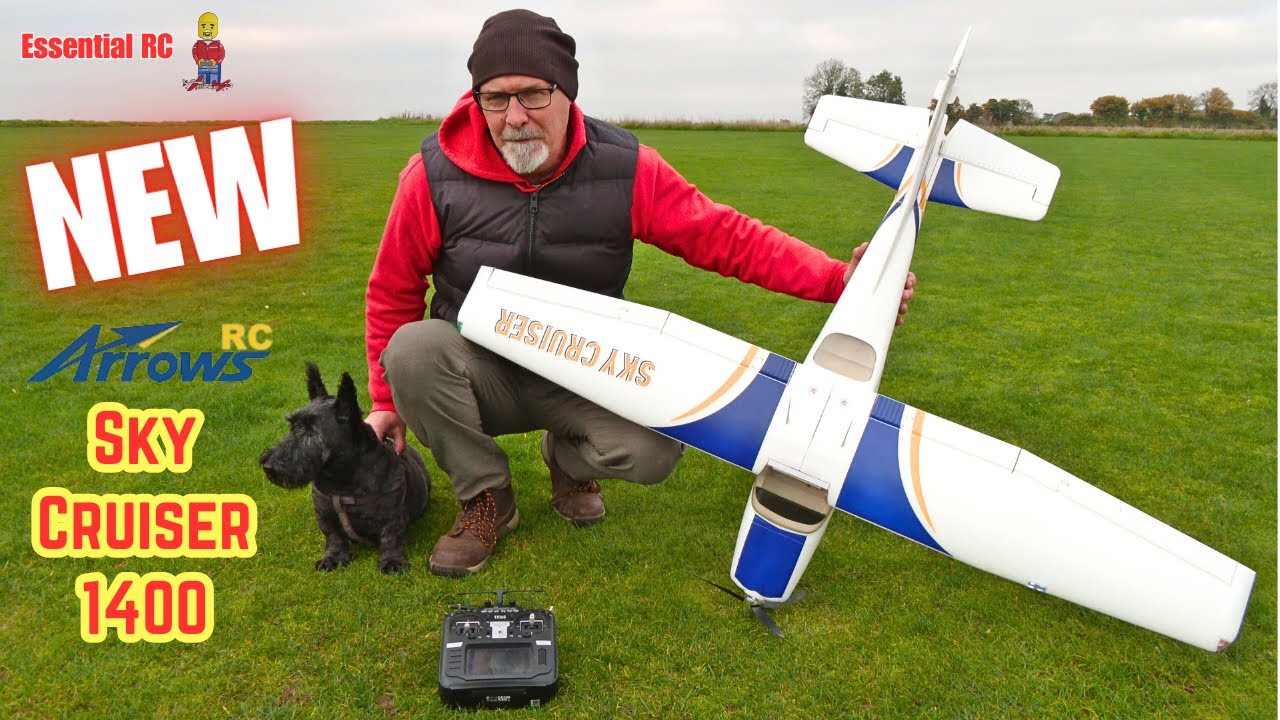 HOW SLOW CAN IT GO ? Arrows Sky Cruiser 1400mm High Wing RC Aeroplane
