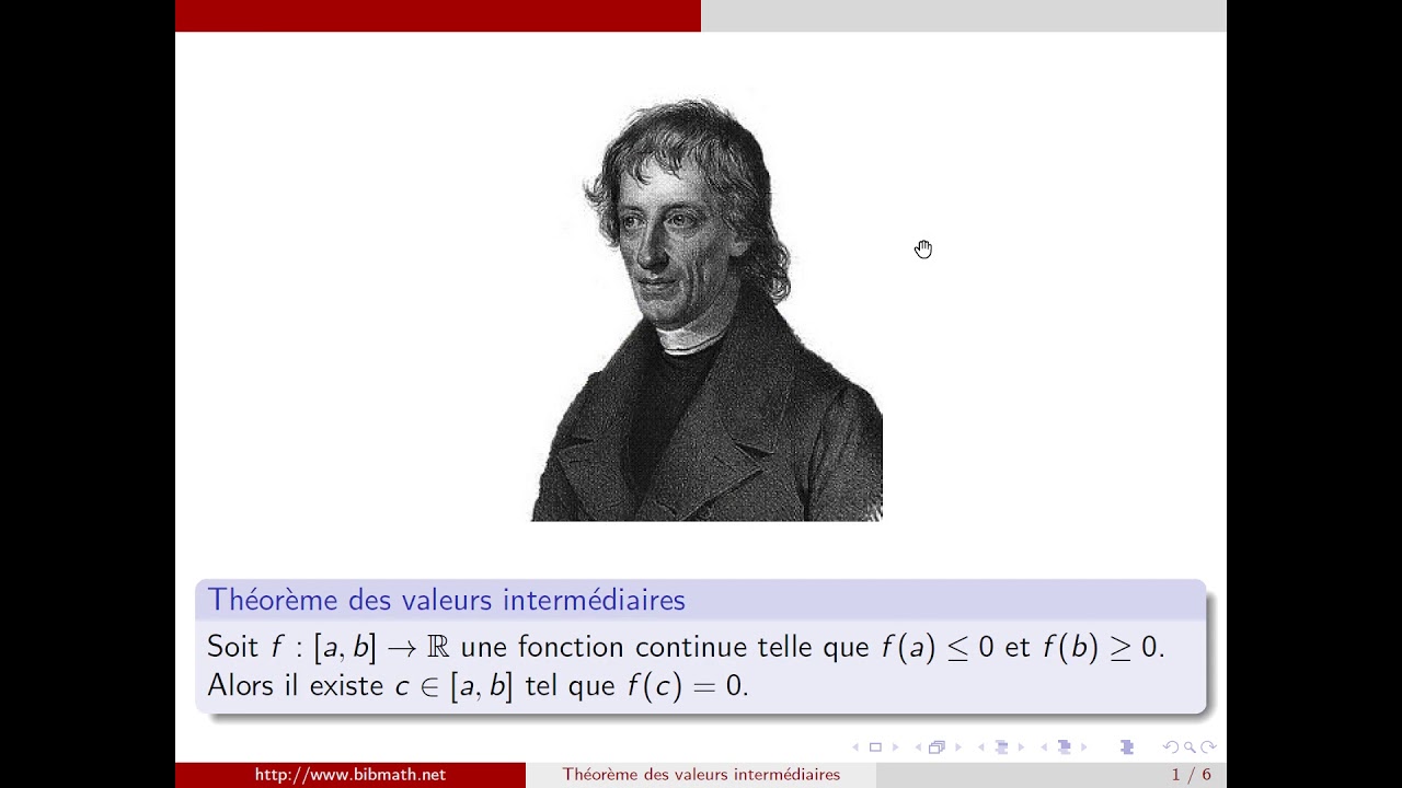 Théorème des valeurs intermédiaires
