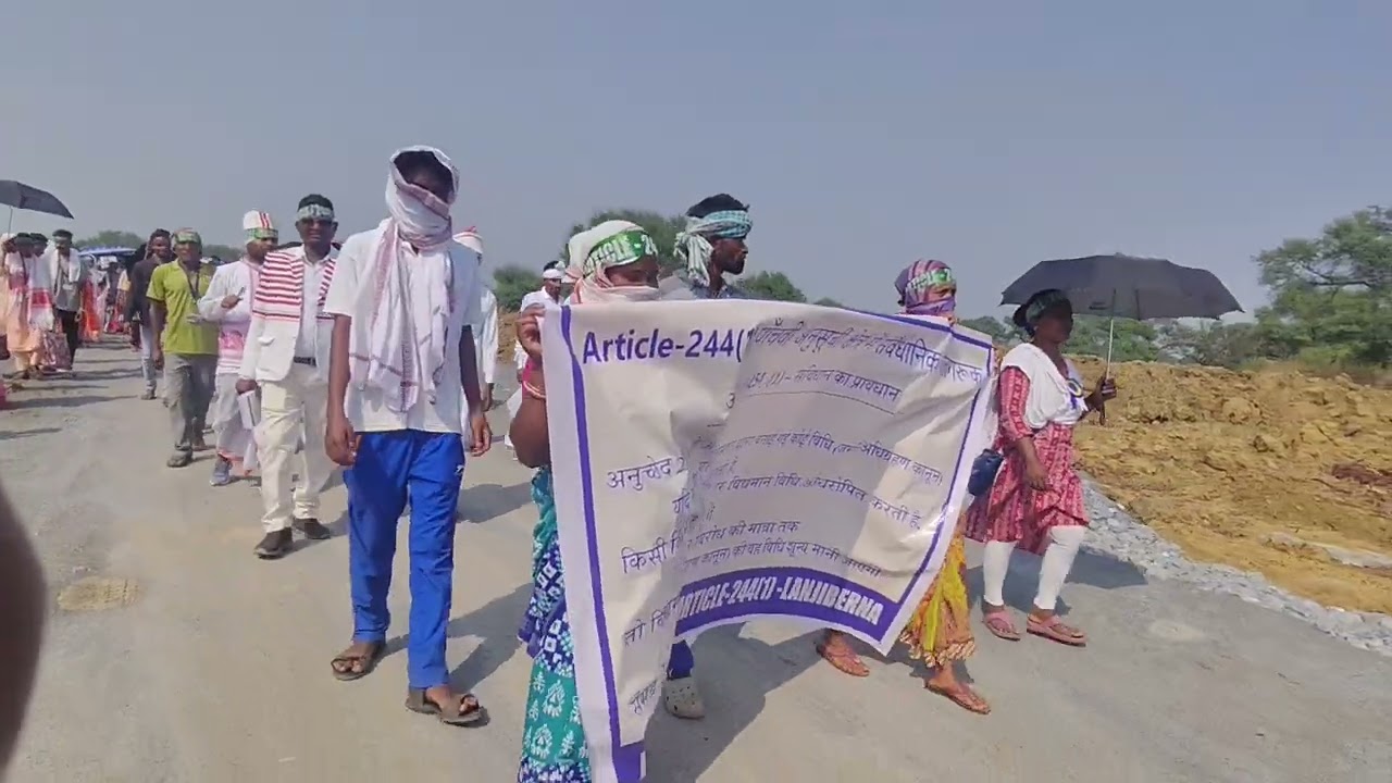 Protest against DCBL illegal Land acquisition 17/3/26 Lanjiberna Rgp 