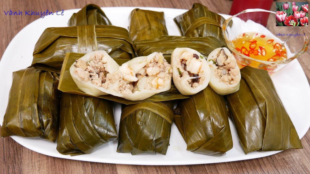 B&aacute;nh &Iacute;t Mặn Nh&acirc;n T&ocirc;m Thịt, B&aacute;nh Nếp, B&aacute;nh Dợm, B&aacute;nh &Iacute;t Huế, C&aacute;ch L&agrave;m Nước Mắm Ngon by Vanh Khuyen