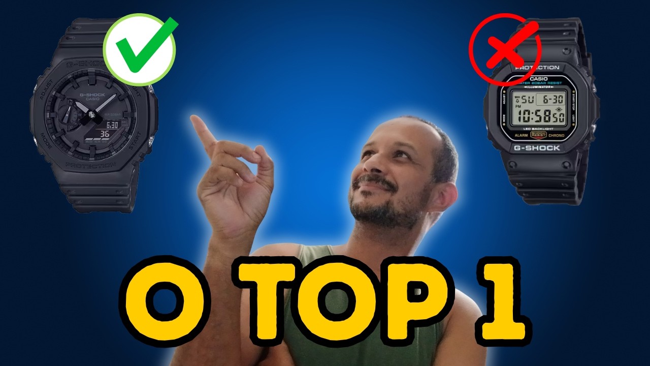 RANKING 2025: Os Relógios G-Shock que dominaram o Mercado Brasileiro.