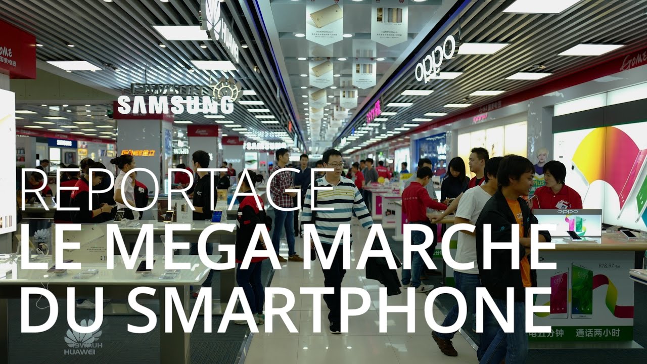 On a visité le méga-marché du smartphone en Chine