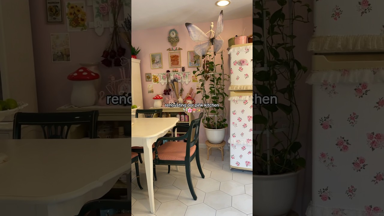 Pink Fairy Cottage Kitchen Renovation 🎀🧚🏽&zwj;♀️