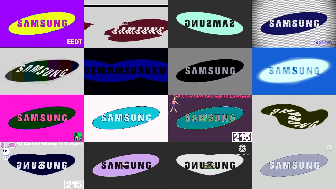 Samsung Logo History Superparison 13