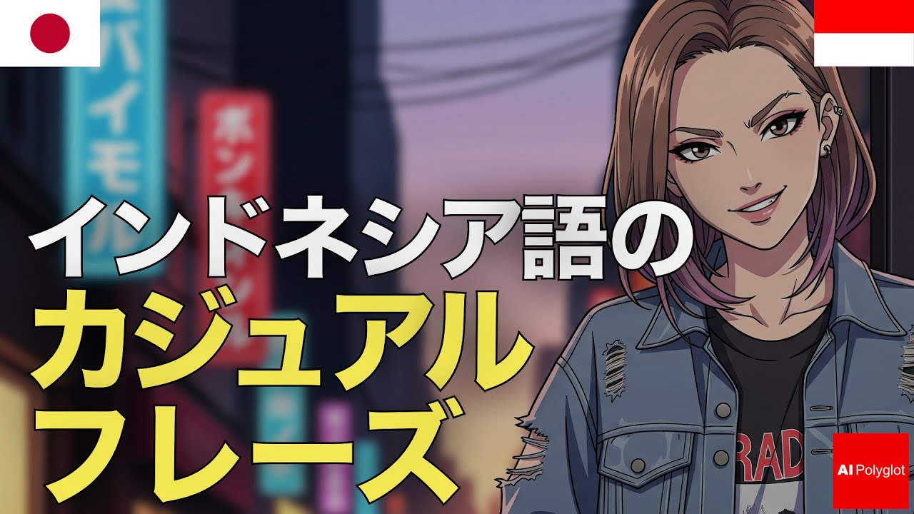 インドネシア語のカジュアルフレーズ | 音声学習 | リスニング練習