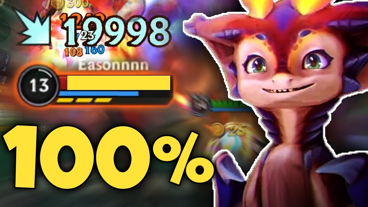Wild Rift Smolder One Shot Delete 100% Performance in Dragon Lane!