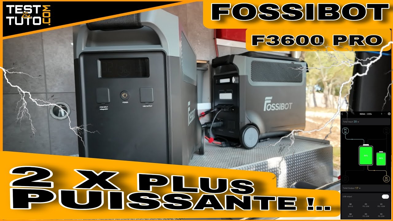 😱 NOUVELLE FOSSIBOT F3600 PRO , MA NOUVELLE GROSSE INSTALLATION 😱