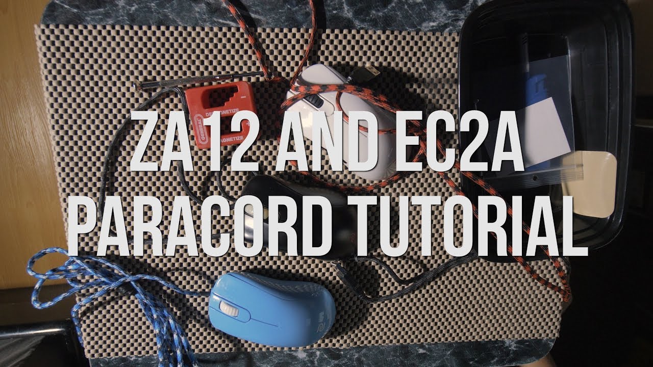 ZA12 and EC2A Paracord Tutorial.