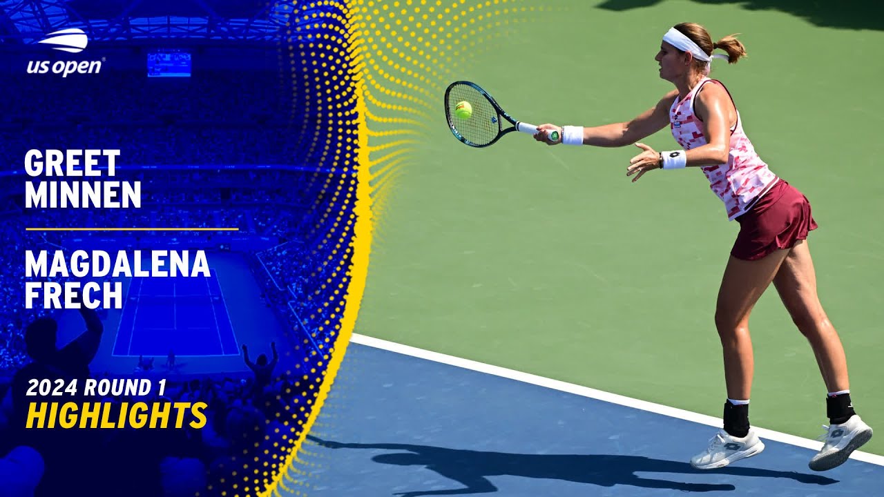 Greet Minnen vs. Magdalena Frech Highlights | 2024 US Open Round 1
