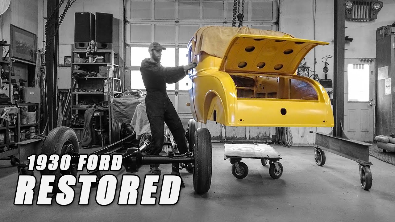 DIY Painting a Ford Model A Coupe - Hot Rod Project