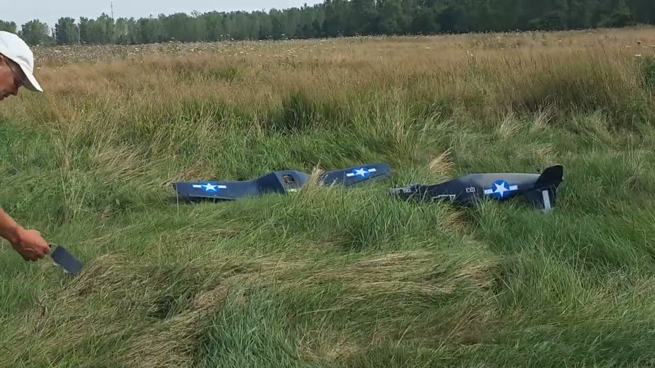 Pilot Don had a bad day with his F4U Corsair Gasser 