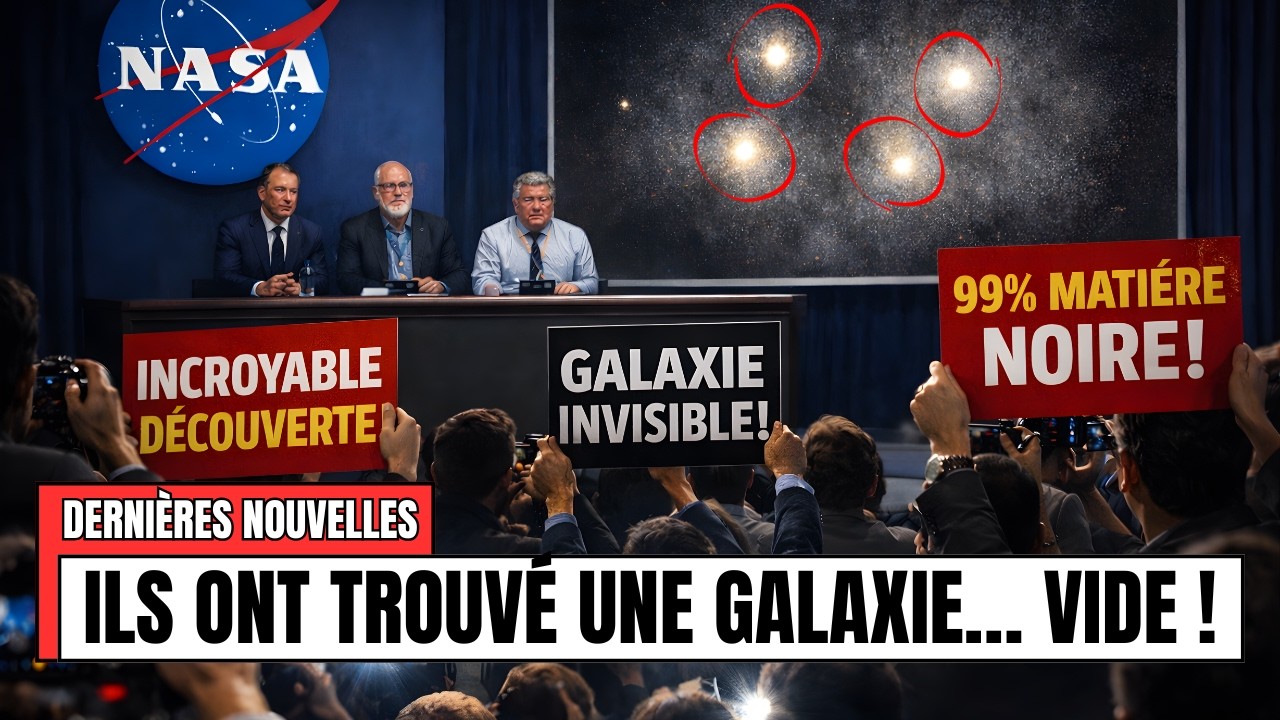 Galaxie Invisible : Hubble Confirme une Structure Cosmique à 99% de Matière Noire