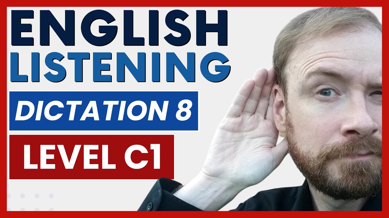 English Listening Practice | C1 Level Dictation | Daily English Homework