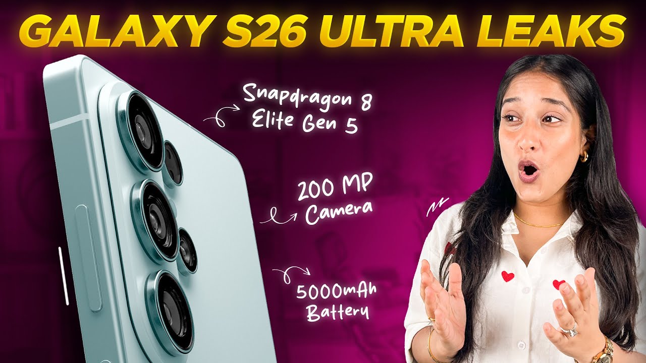 Samsung Galaxy S26 Ultra leaks in Hindi - Design, display, performance, price and more🔥