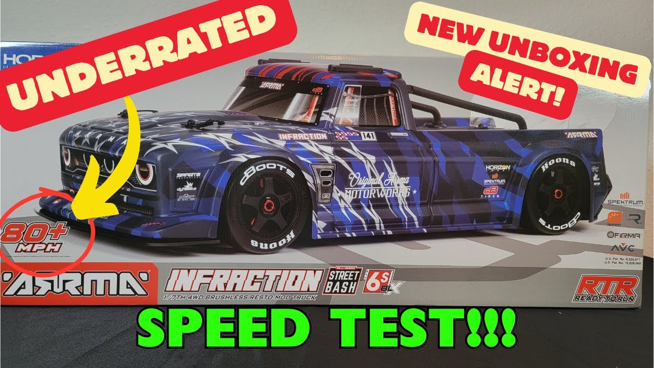 Распаковка Arrma Infraction - Эта штука БЫСТРАЯ!!! #arrma #распаковка #rc