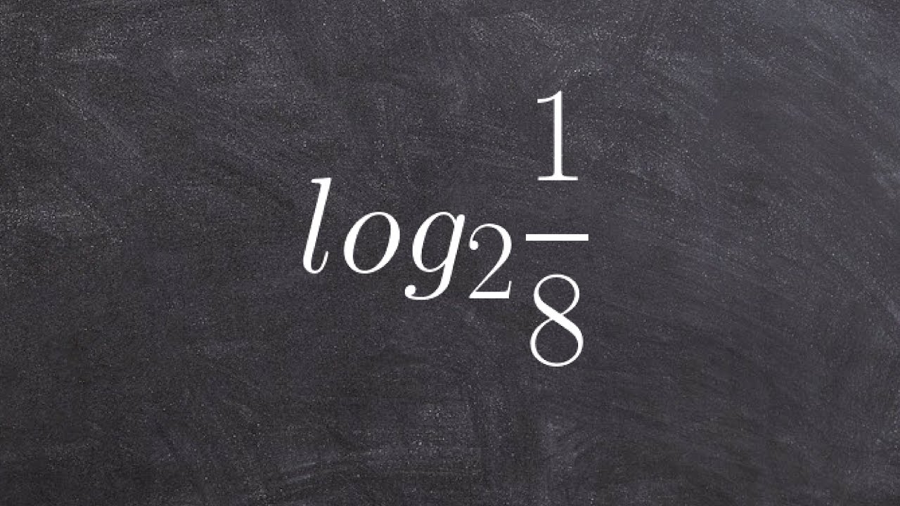 Evaluating a Logarithm To a Fraction Without a Calculator