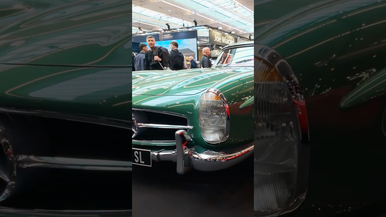 Gr&uuml;ner Mercedes-Benz Klassiker auf Messe: Ein Elvis Presley Traum? #retromobile2026
