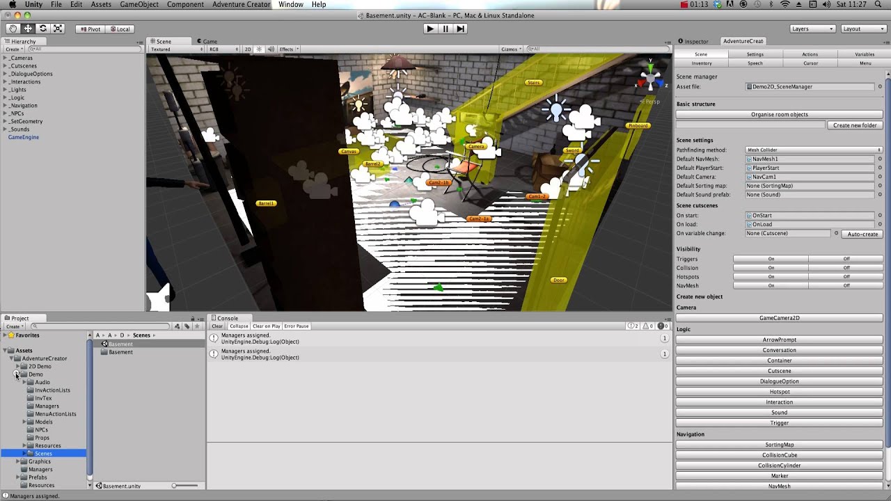 Getting started with Adventure Creator