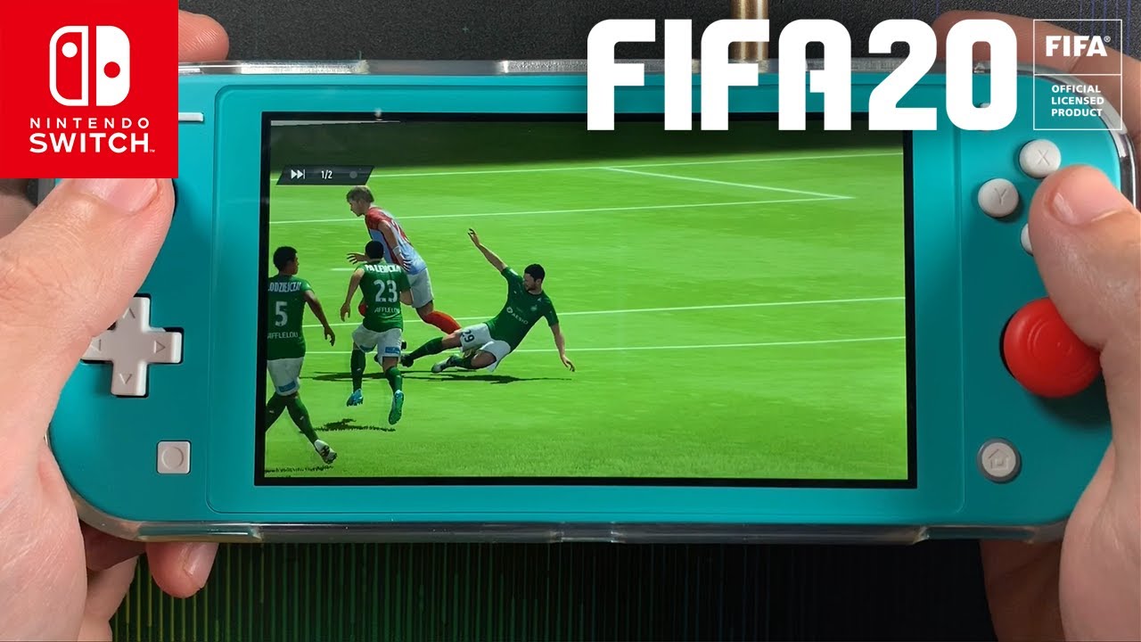 Как выглядит FIFA 20 на Nintendo Switch Lite - ASSE против FIORENTINA