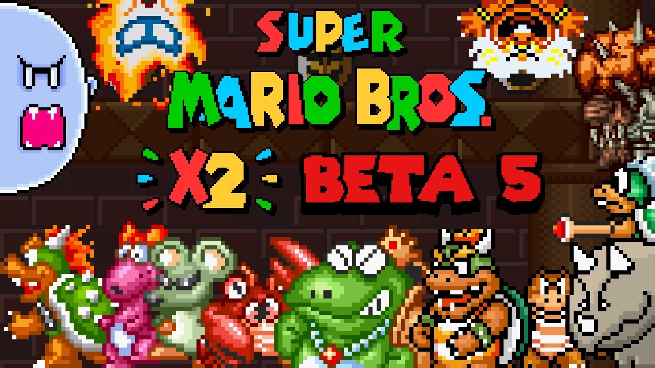 ALL BOSSES IN SUPER MARIO BROS. X (SMBX) BETA 5 [BOSS RUSH]